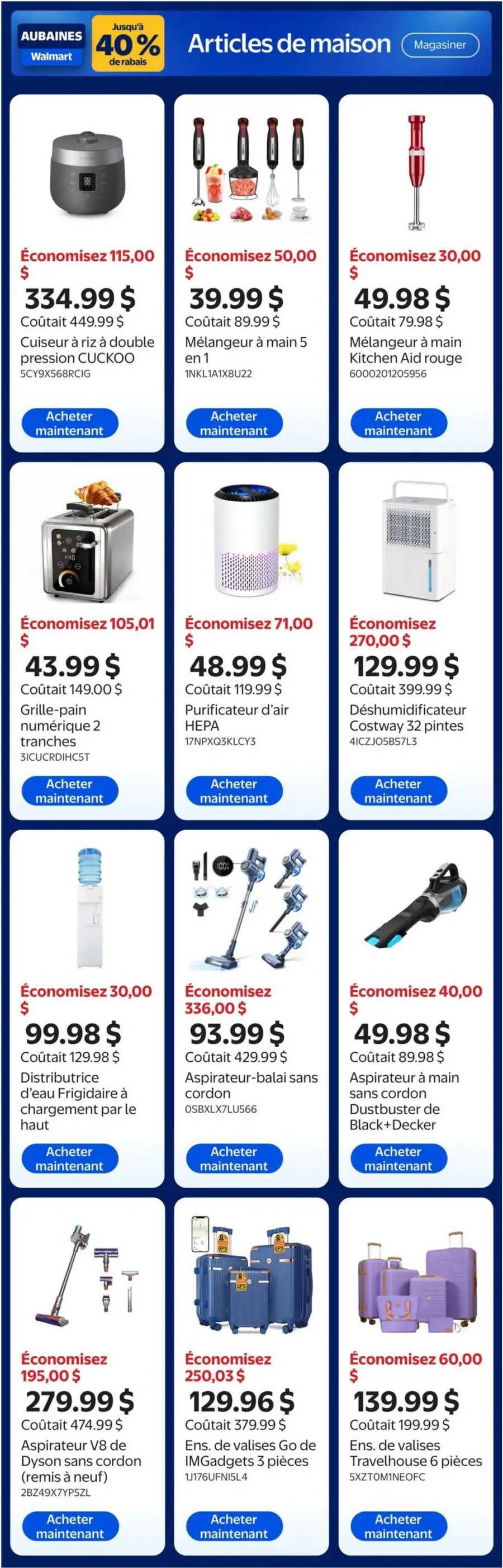 Page 6 du cahier Walmart.