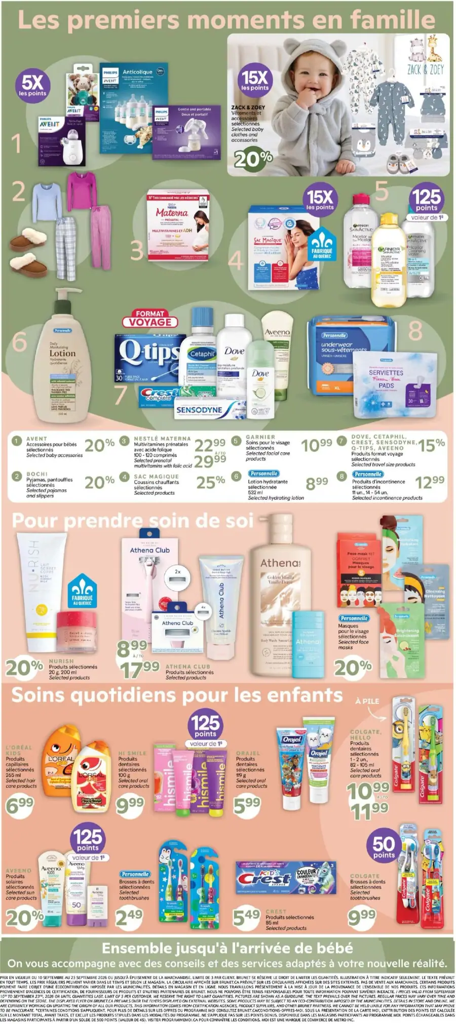 Page 4 du cahier Brunet.