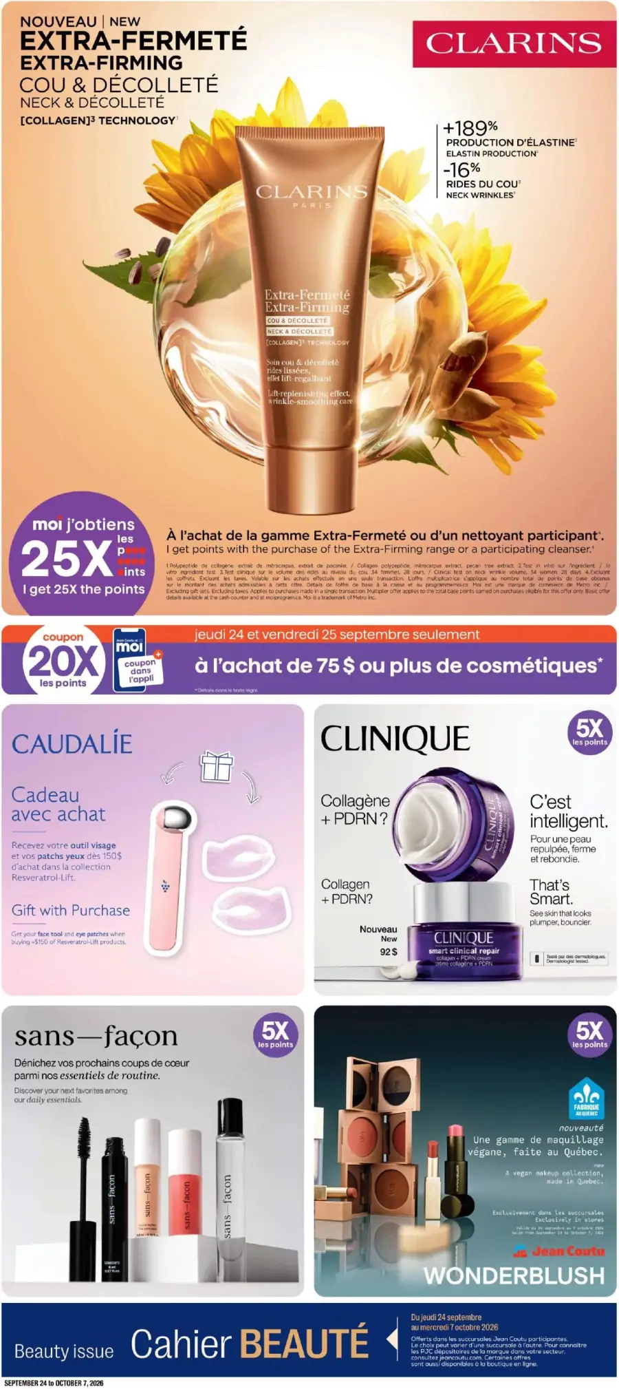 Page 6 du cahier Jean Coutu.