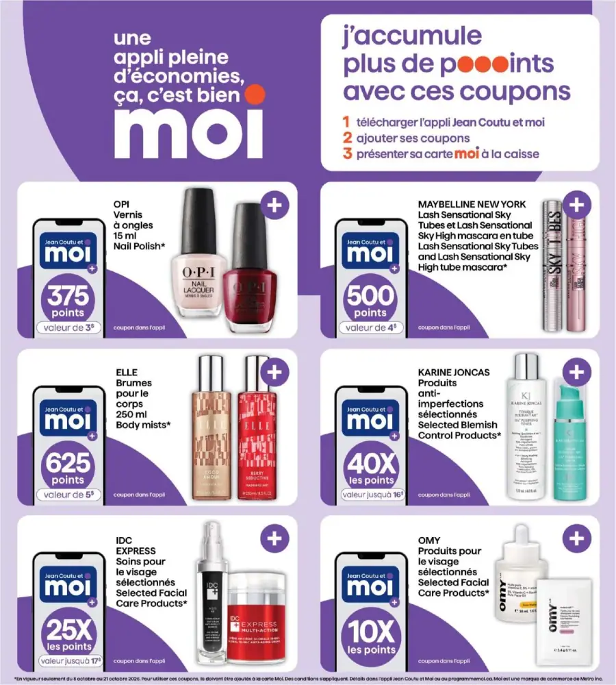 Page 4 du cahier Jean Coutu.