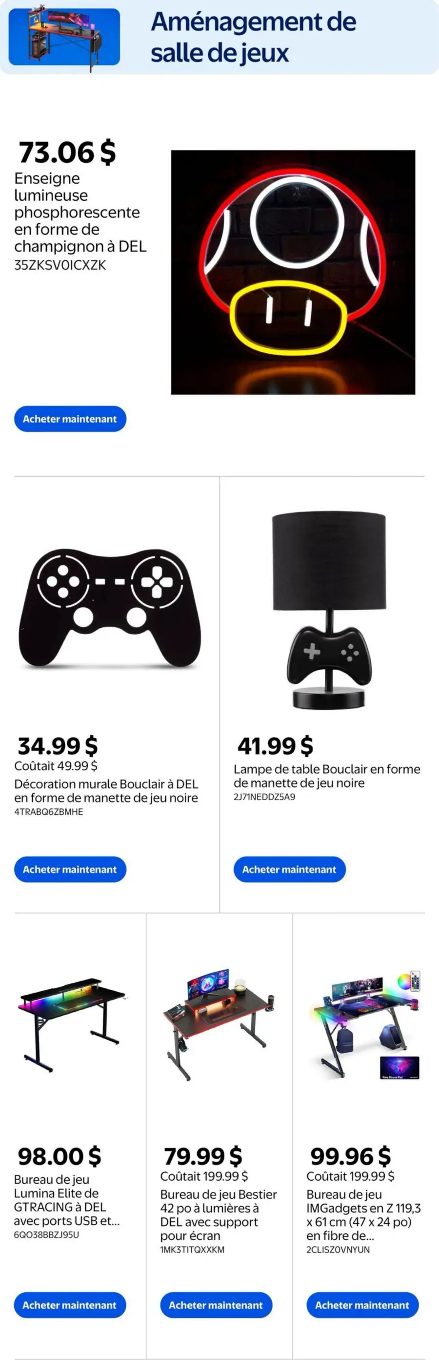 Page 9 du cahier Walmart.