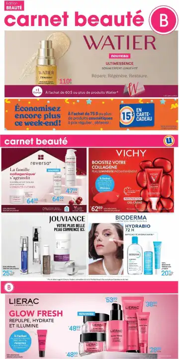 Aperçu de la Carnet Beauté Uniprix du 17 au 23 septembre 2026