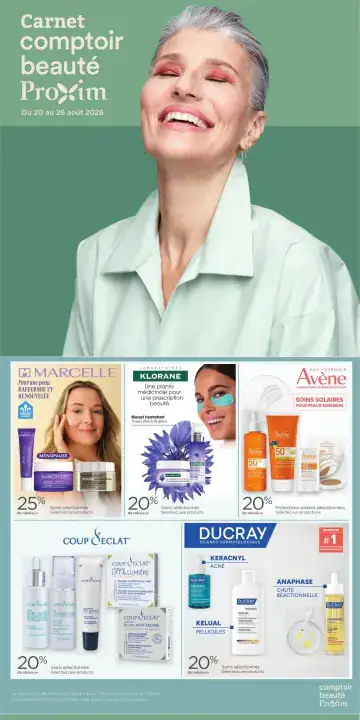 Aperçu de la Carnet Proxim Comptoir Beauté du 20 au 26 août 2026