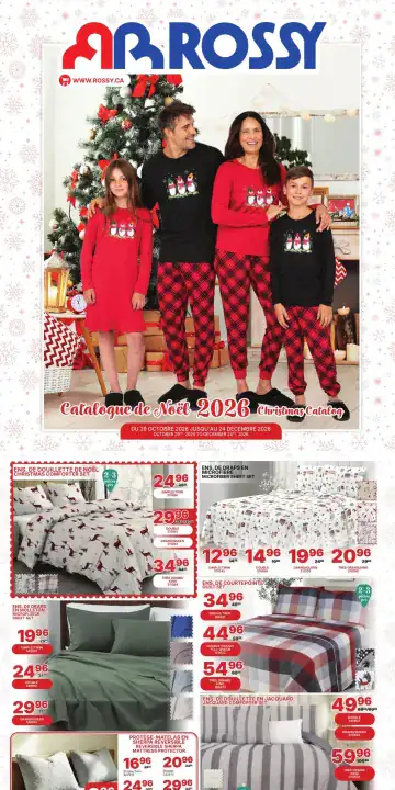 Aperçu de la Catalogue de Noël Rossy du 29 octobre au 24 décembre 2026