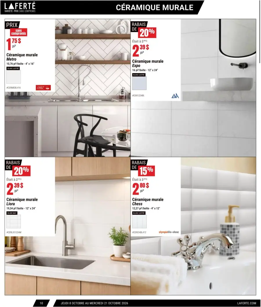 Page 10 du catalogue Laferté.