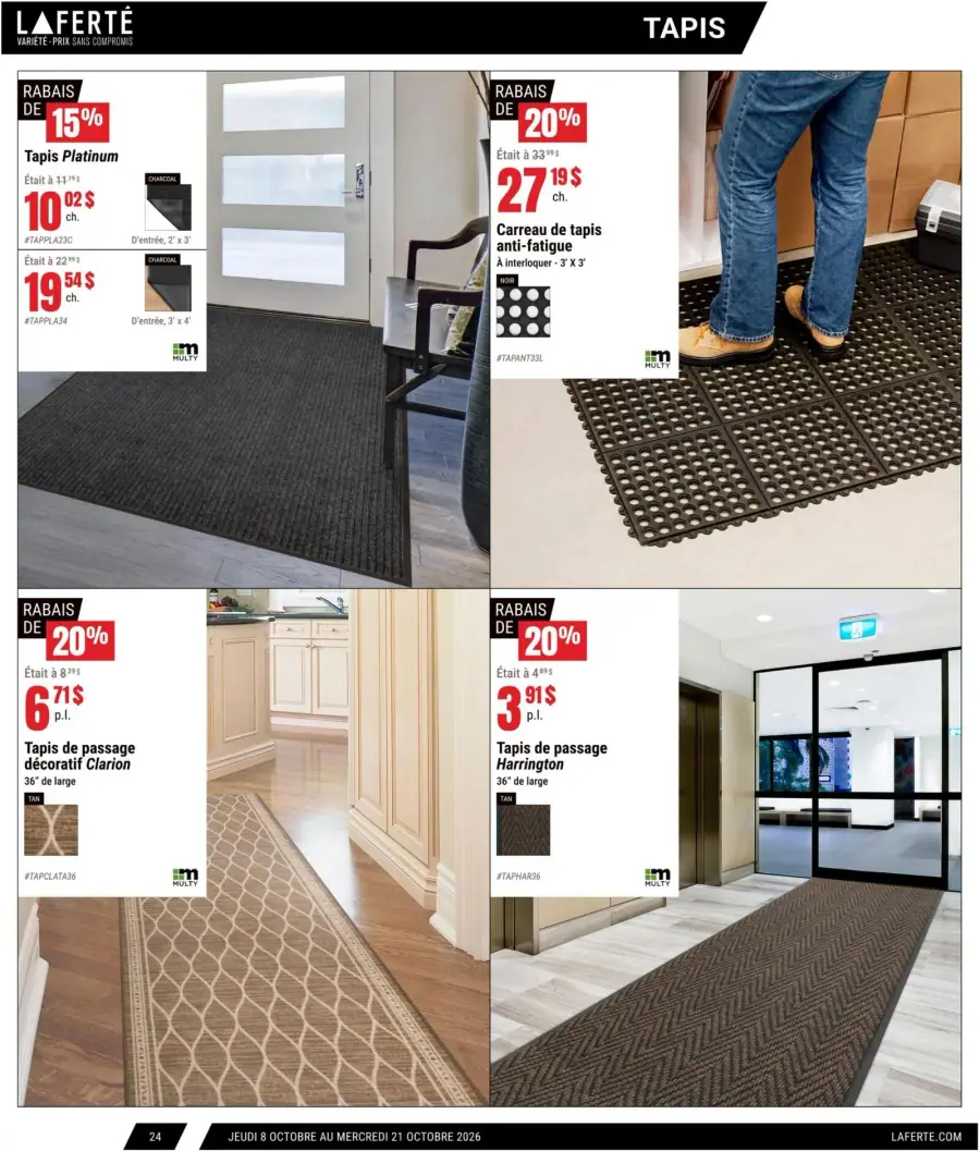Page 24 du catalogue Laferté.