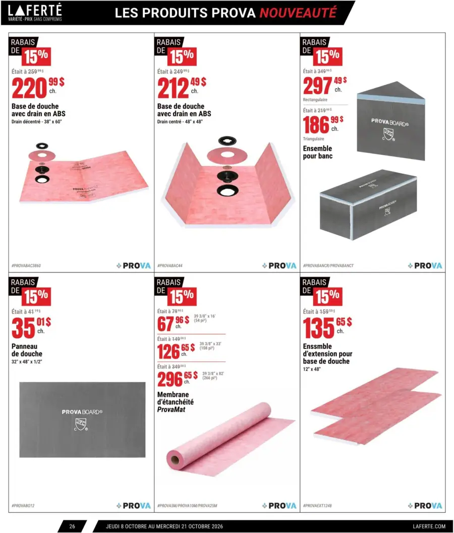Page 26 du catalogue Laferté.