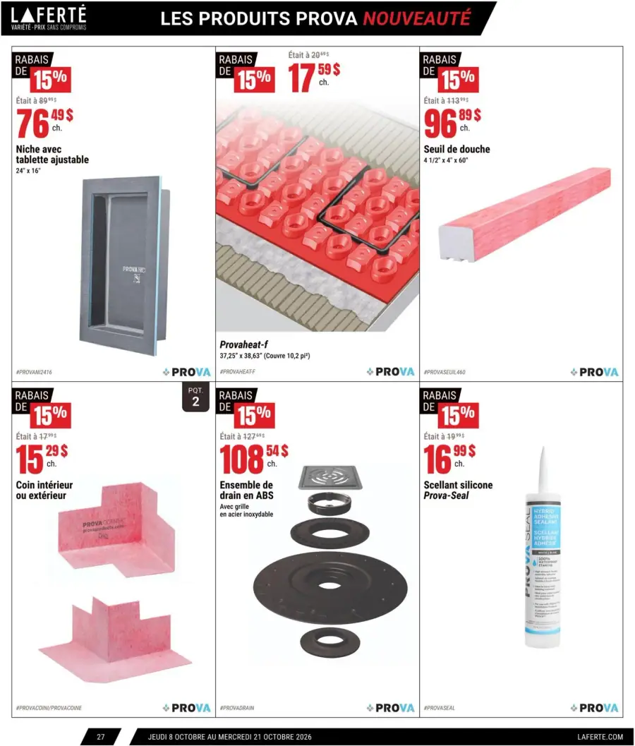 Page 27 du catalogue Laferté.