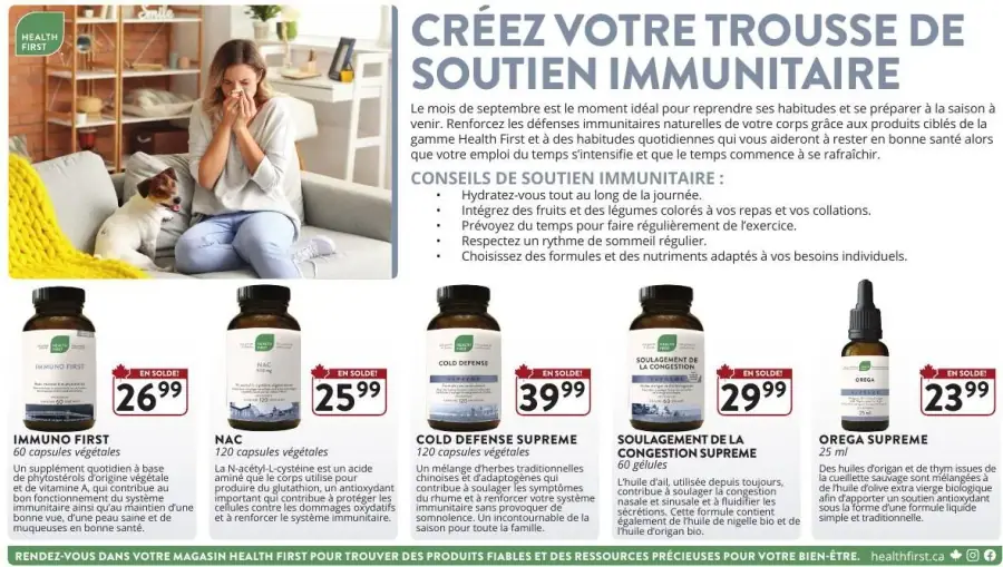 Page 3 du circulaire À fleur de vie.
