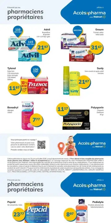 Aperçu de la Circulaire Accès Pharma du 25 juin au 8 juillet 2026