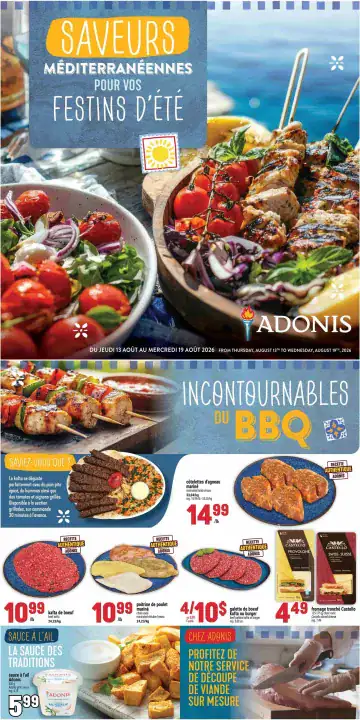 Aperçu de la Circulaire Adonis Fesrtin d'été du 13 au 19 août 2026