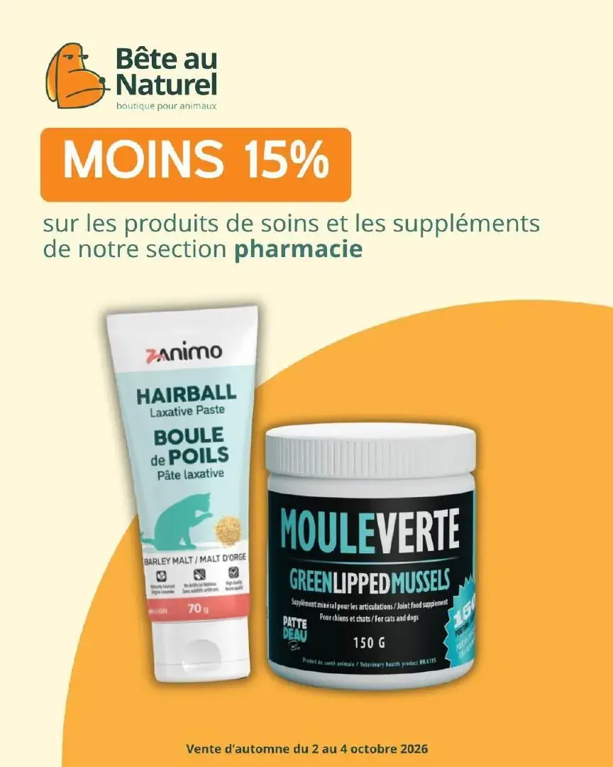 Page 39 du circulaire Bête au Naturel.