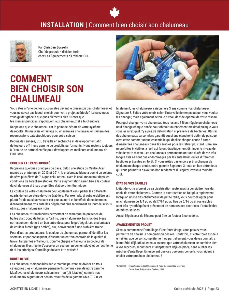 Page 23 du circulaire BMR.
