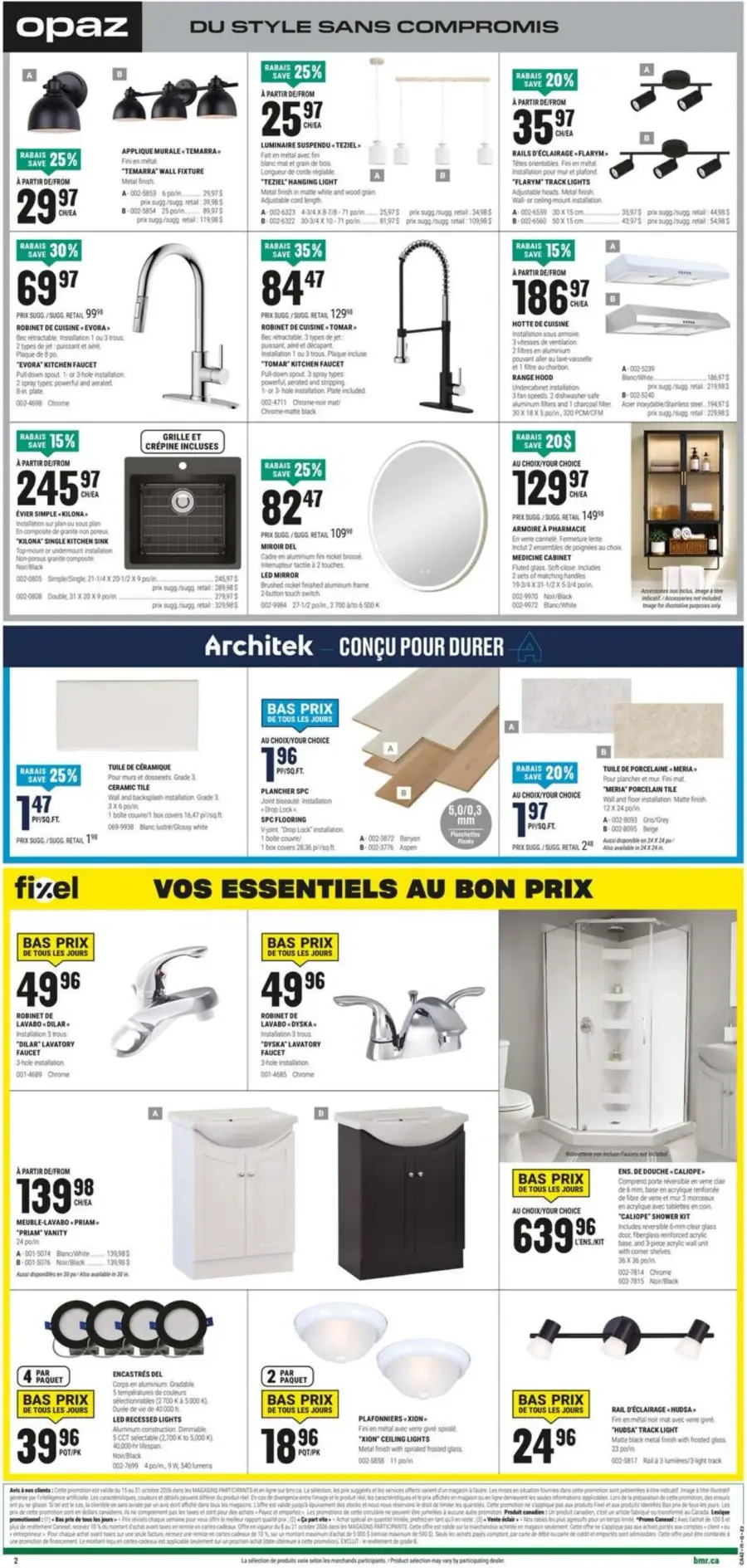 Page 3 du circulaire BMR.