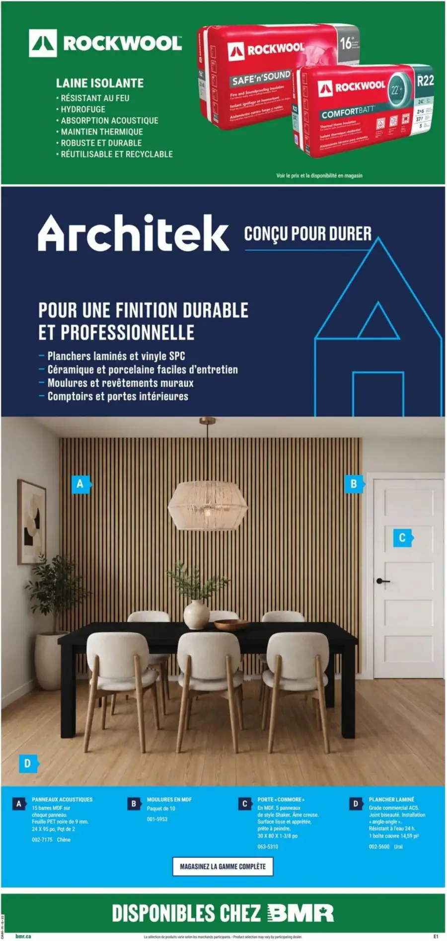 Page 5 du circulaire BMR.