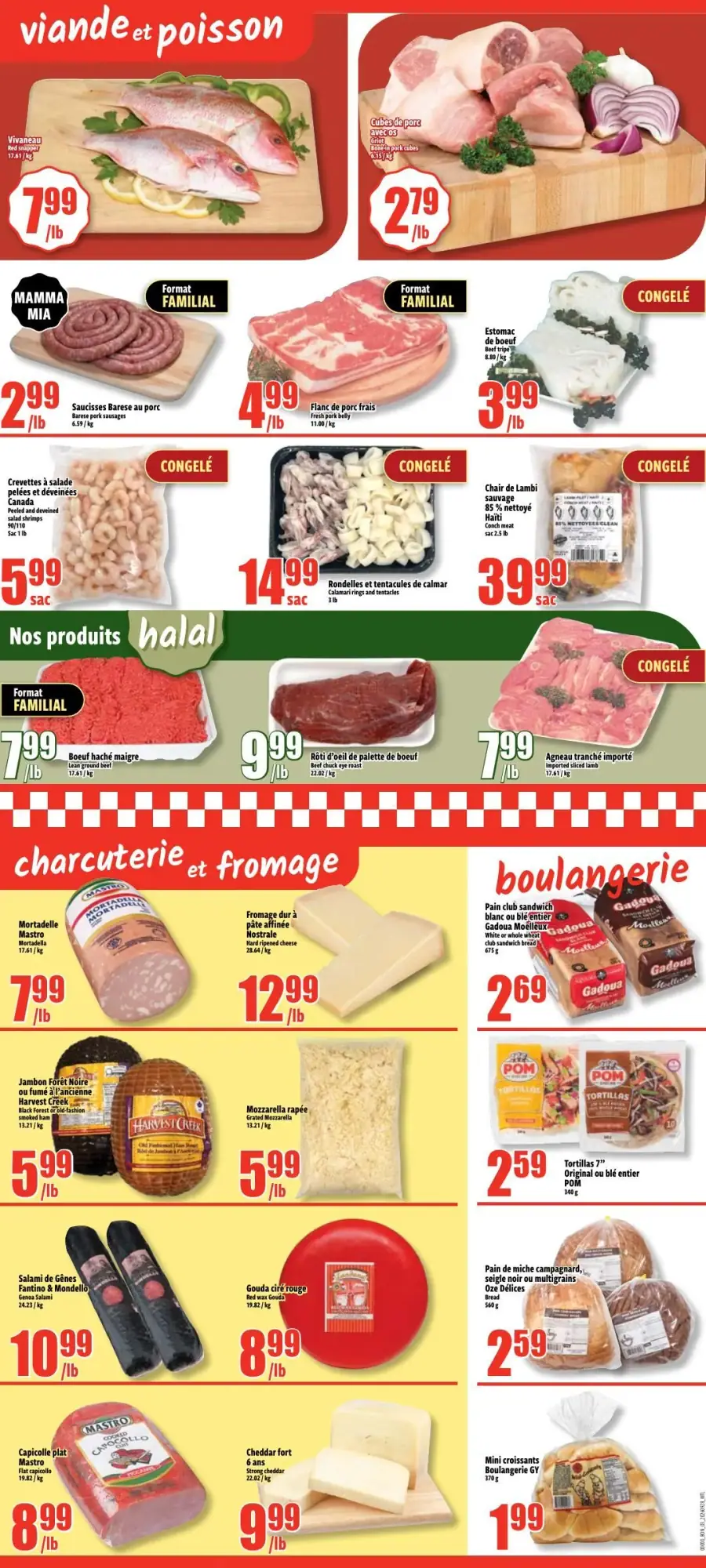 Page 3 du circulaire Bonanza Lalumière.