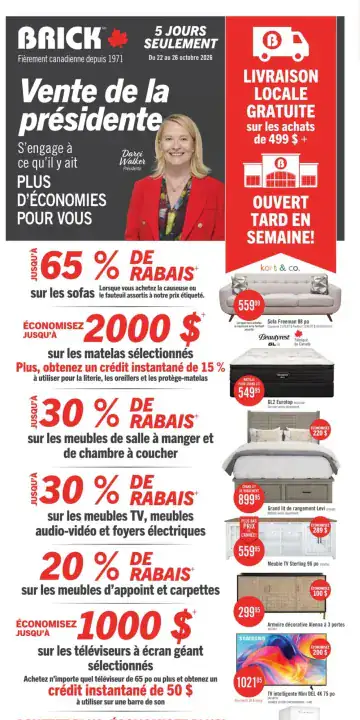 Aperçu de la Circulaire Brick du 22 au 26 octobre 2026