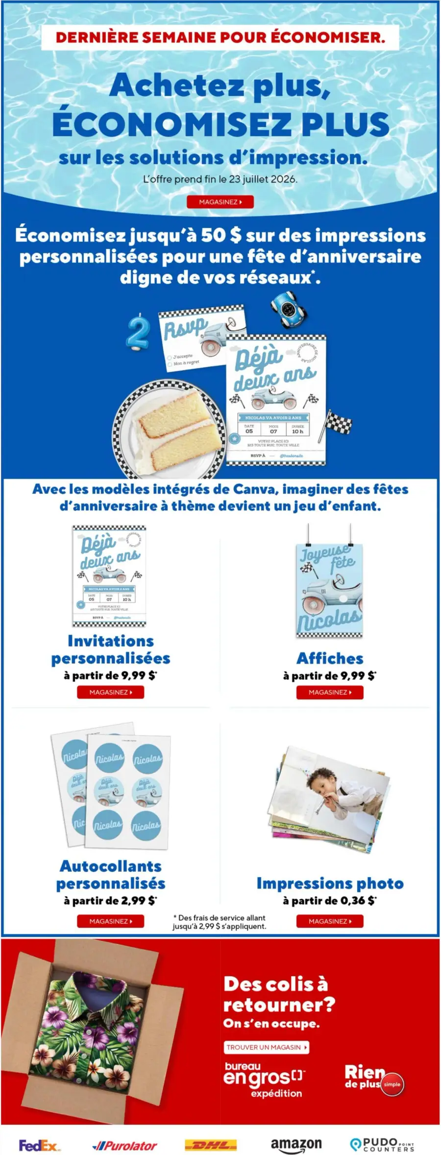 Page 5 du circulaire Bureau en Gros.