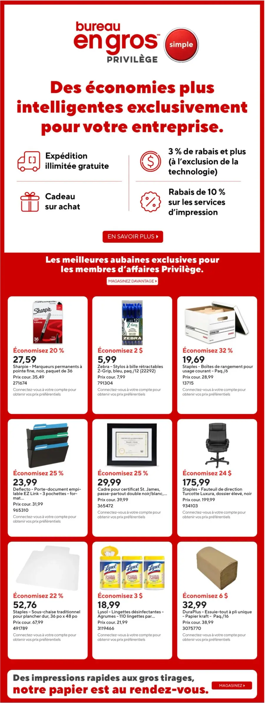 Page 17 du circulaire Bureau en Gros.