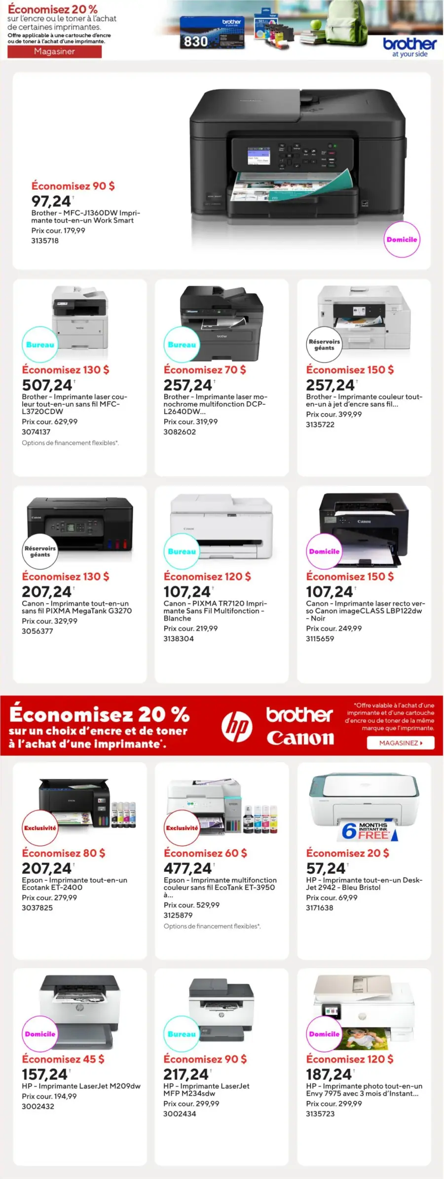 Page 8 du circulaire Bureau en Gros.