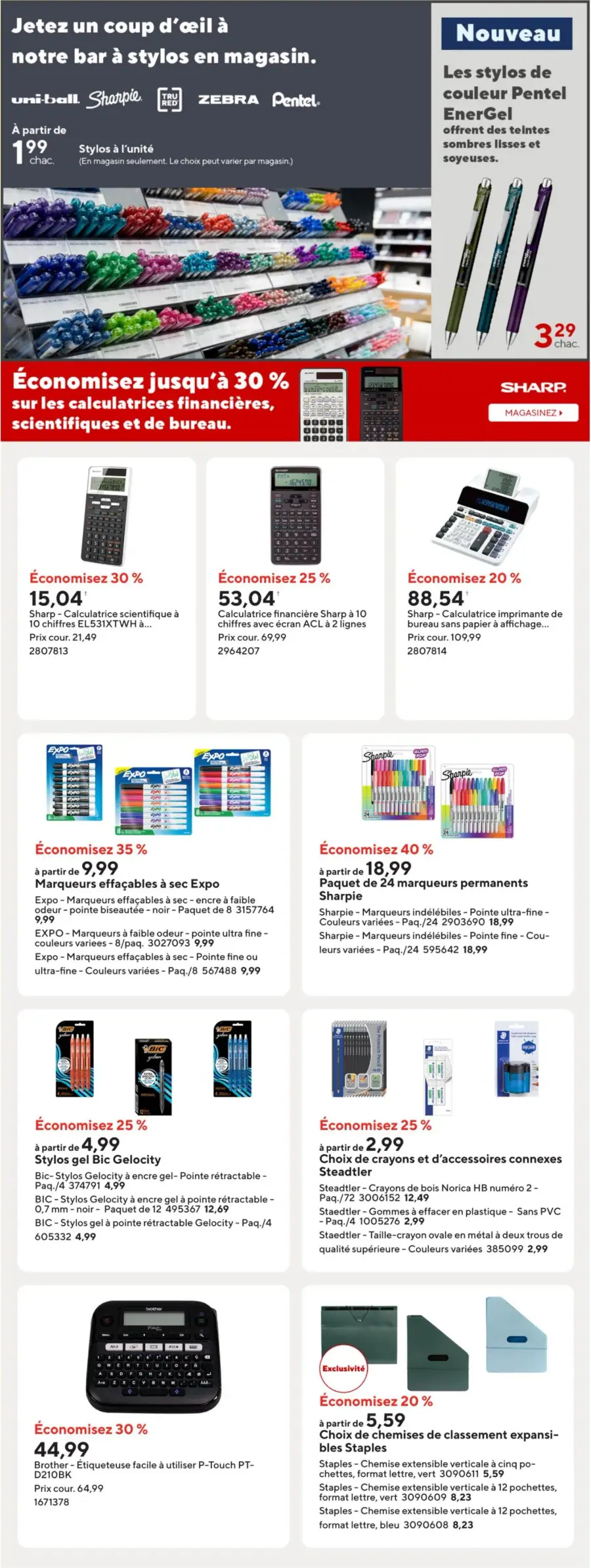 Page 7 du circulaire Bureau en Gros.