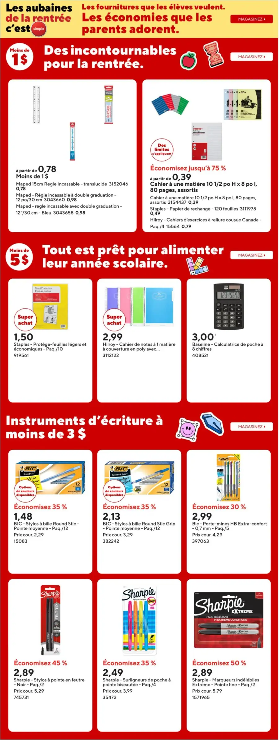 Page 6 du circulaire Bureau en Gros.