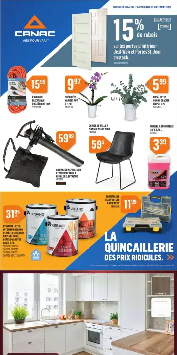 Aperçu de la Circulaire Canac du 17 au 23 septembre 2026
