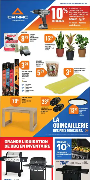 Aperçu de la Circulaire Canac du 20 au 26 août 2026