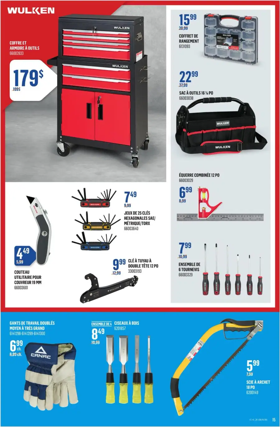Page 16 du circulaire Canac.