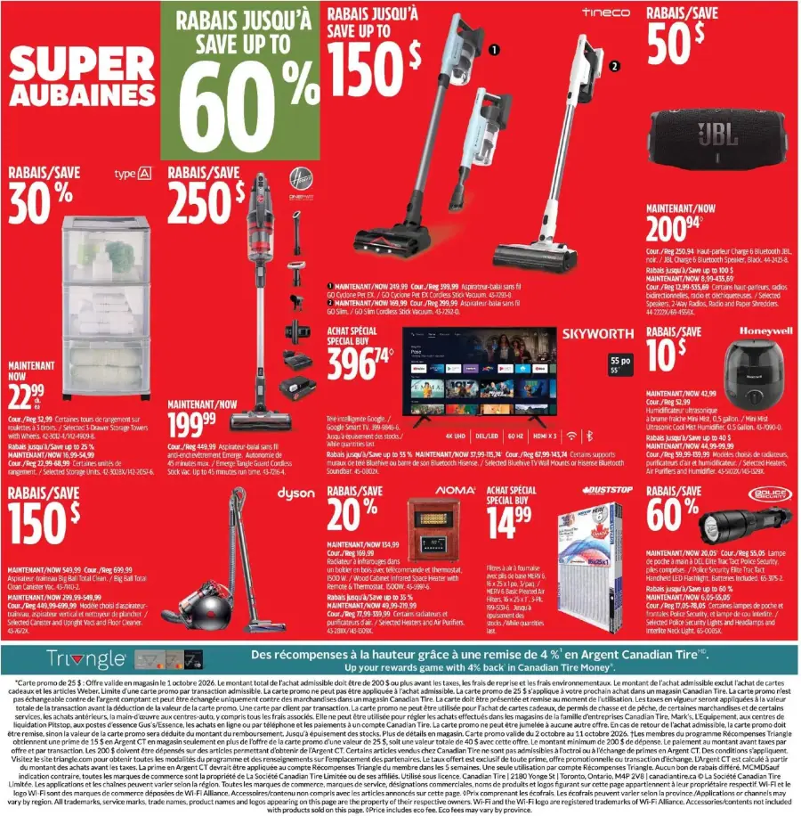 Page 4 du circulaire Canadian Tire.