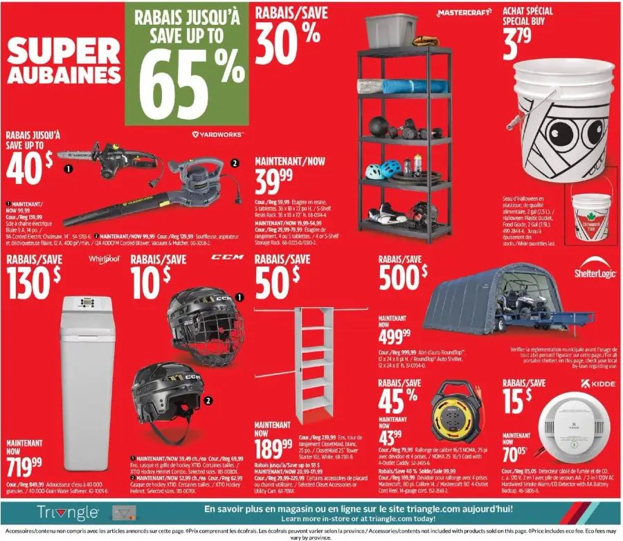 Page 5 du circulaire Canadian Tire.