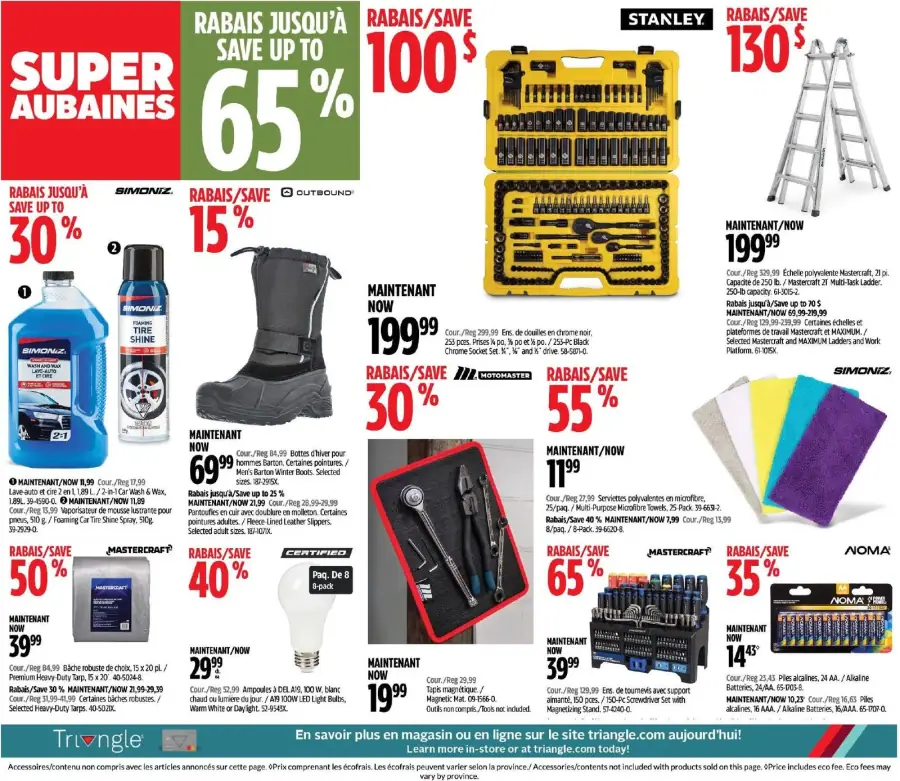Page 6 du circulaire Canadian Tire.
