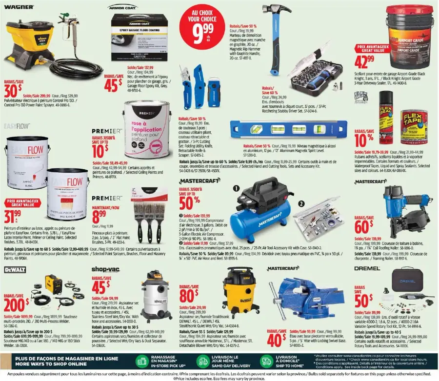 Page 16 du circulaire Canadian Tire.