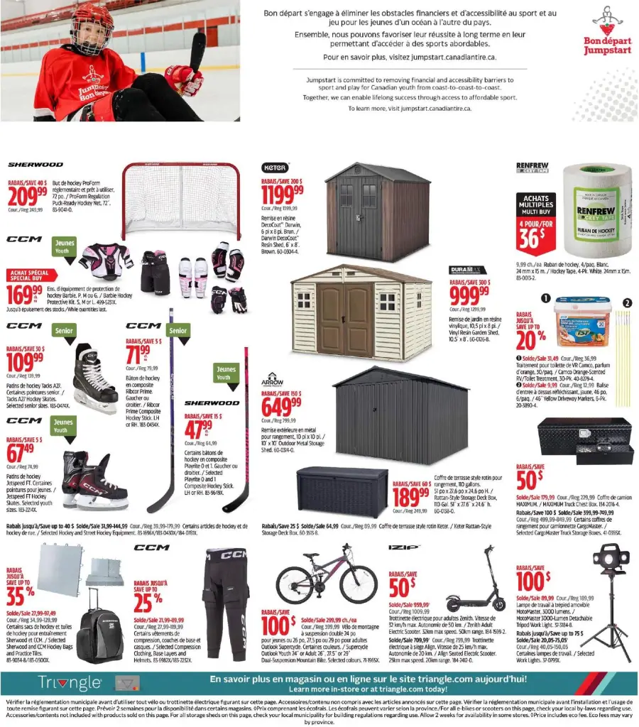 Page 24 du circulaire Canadian Tire.