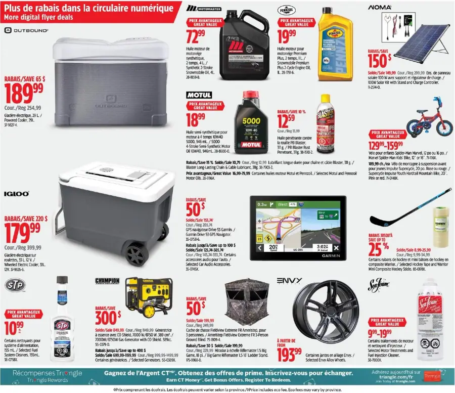 Page 25 du circulaire Canadian Tire.