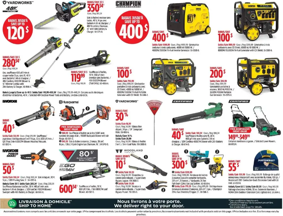 Page 18 du circulaire Canadian Tire.
