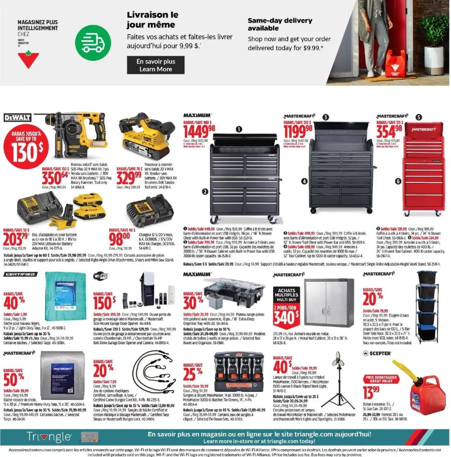 Page 23 du circulaire Canadian Tire.