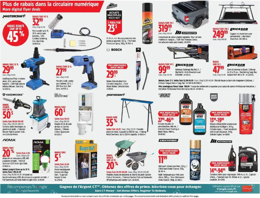 Page 24 du circulaire Canadian Tire.