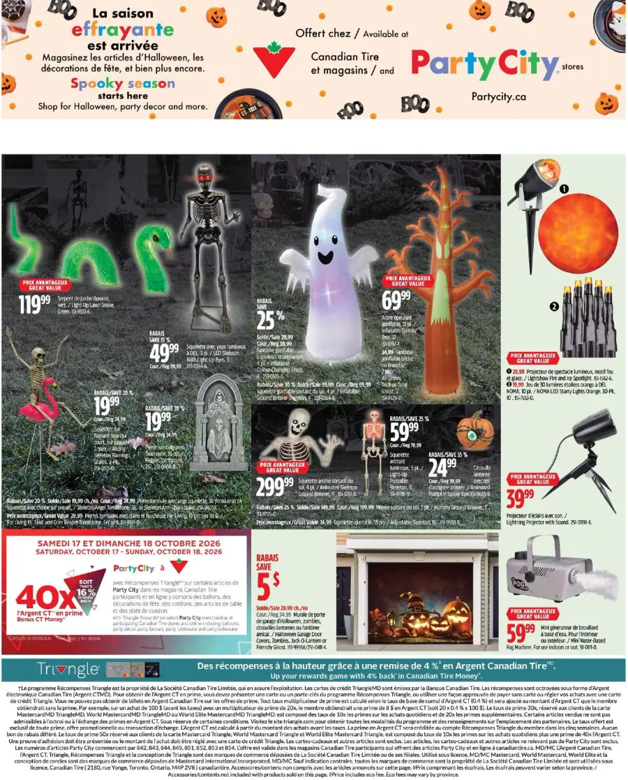 Page 9 du circulaire Canadian Tire.