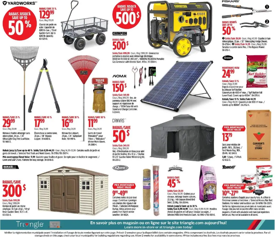 Page 11 du circulaire Canadian Tire.
