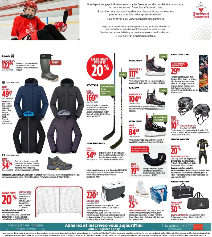 Page 15 du circulaire Canadian Tire.