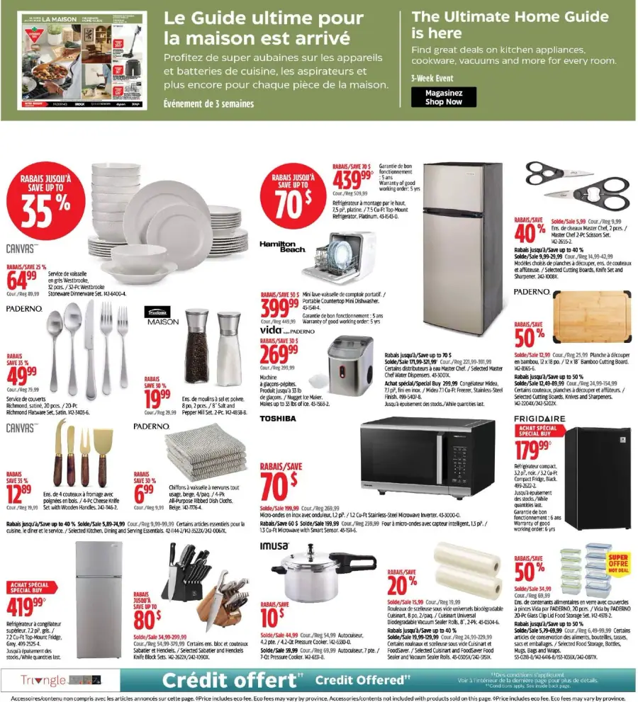 Page 24 du circulaire Canadian Tire.