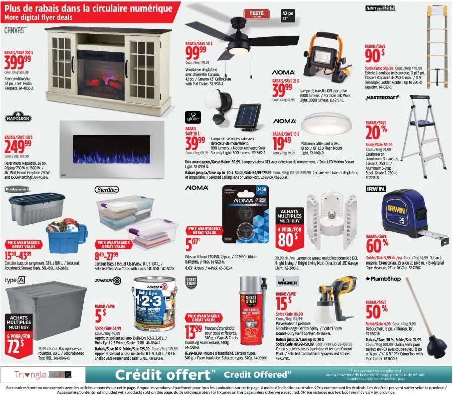 Page 26 du circulaire Canadian Tire.