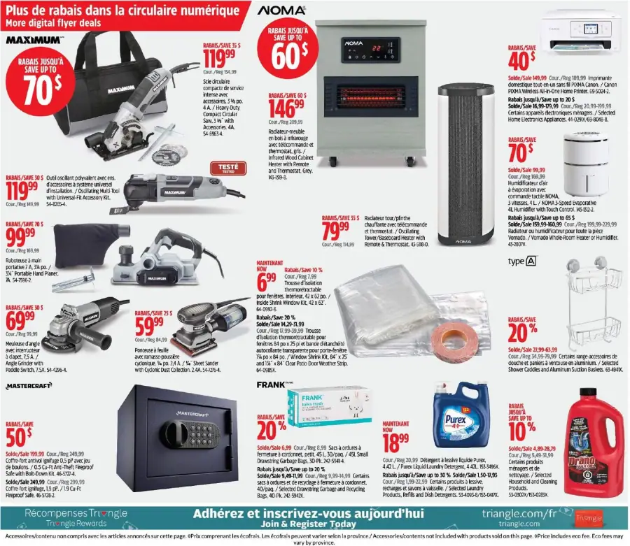 Page 29 du circulaire Canadian Tire.