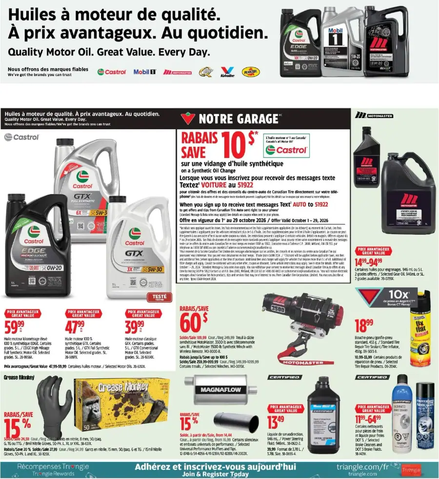 Page 34 du circulaire Canadian Tire.