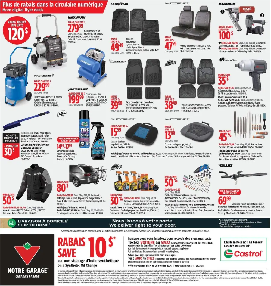 Page 39 du circulaire Canadian Tire.