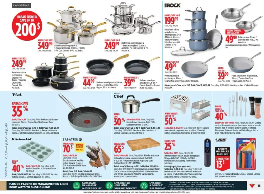 Page 15 du circulaire Canadian Tire.