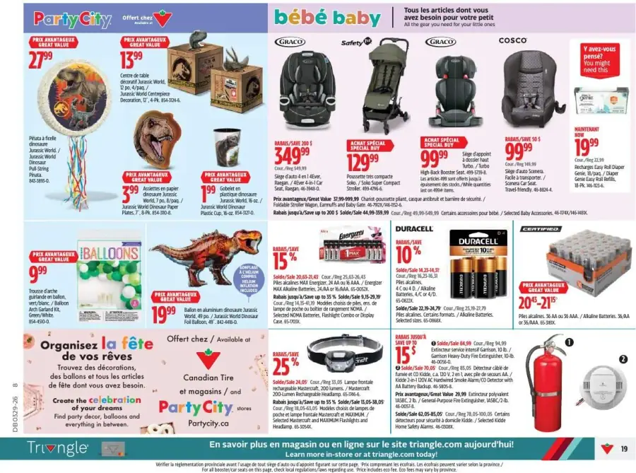 Page 19 du circulaire Canadian Tire.