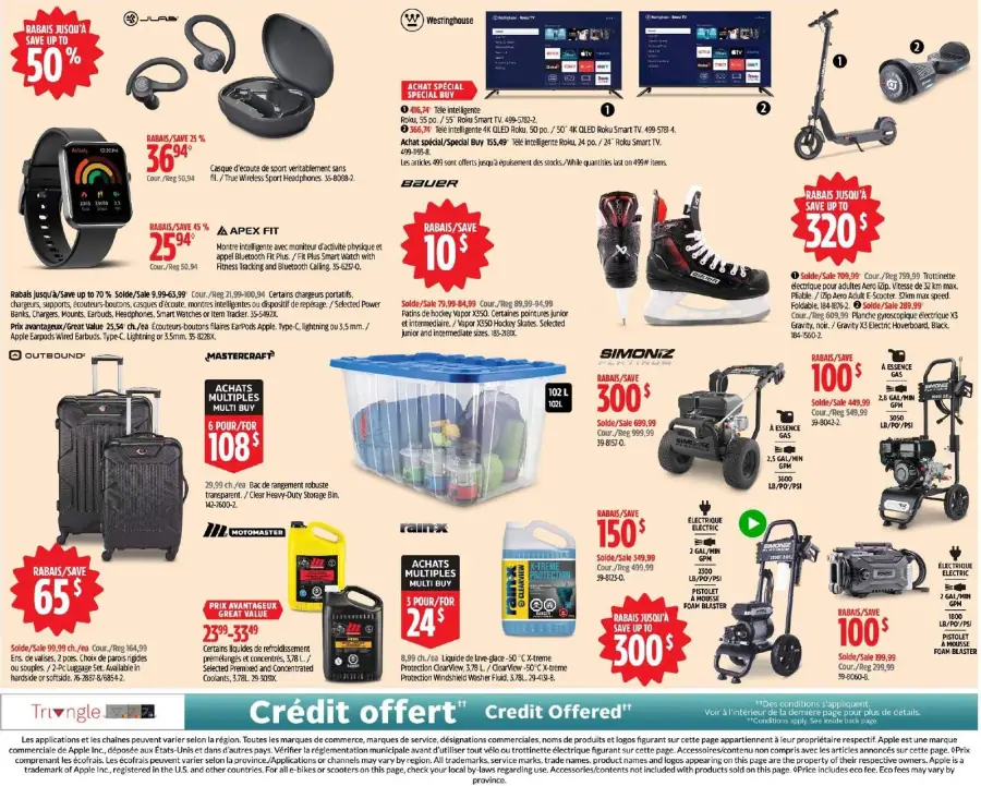 Page 5 du circulaire Canadian Tire.