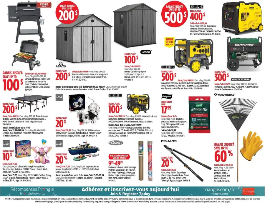 Page 8 du circulaire Canadian Tire.